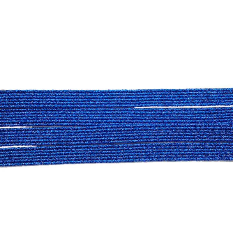 

8 colors metallic elastic flat shoelaces for sneaker with good elastic force, White