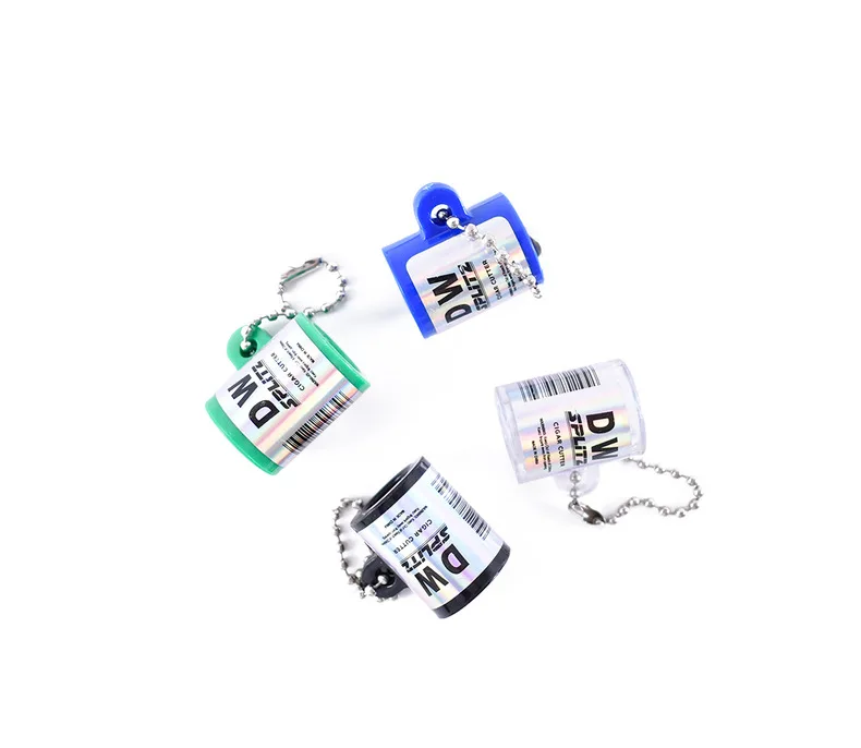 

Hot sales cigar extinguisher mini extinguisher portable cigar cutter plastic smoking accessories blunt splitter, Mix colors