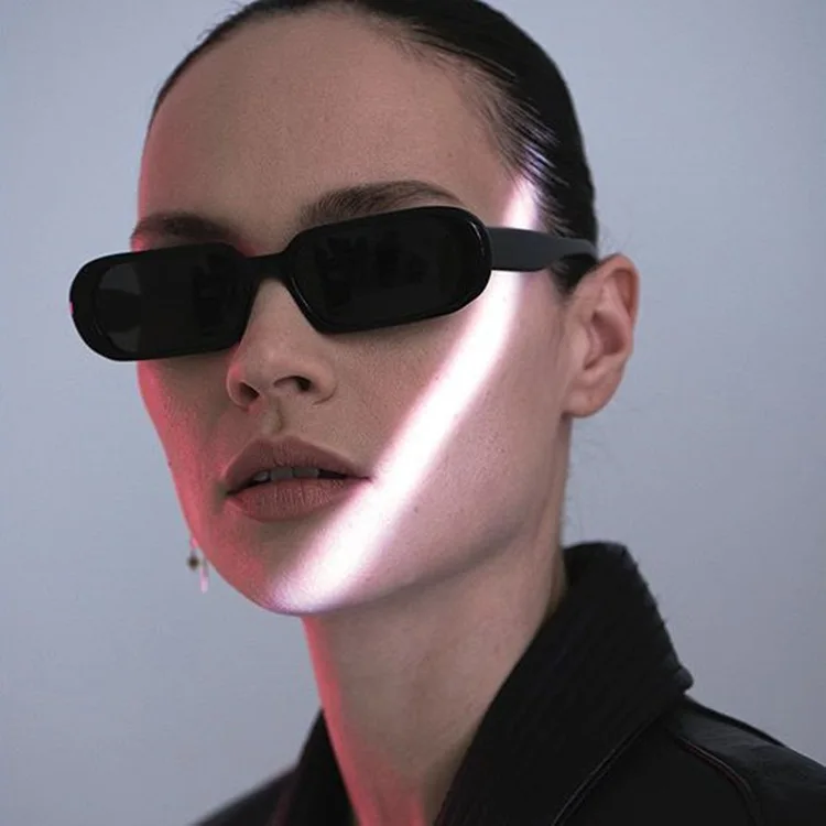 

2021 Fashion Wholesale Square Trendy Shades Small Glasses Unisex Men Women Vintage Sunglasses
