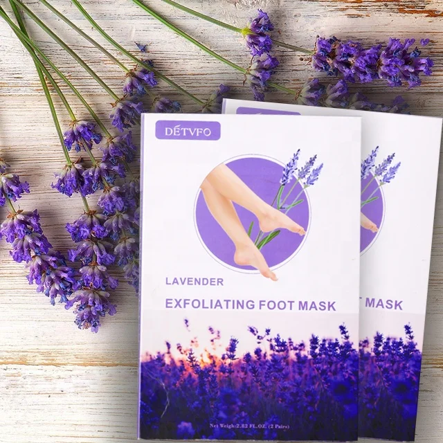 

Wholesale Private Label Natural Lavender Foot Care Moisturizing Exfoliating Foot Peel Mask