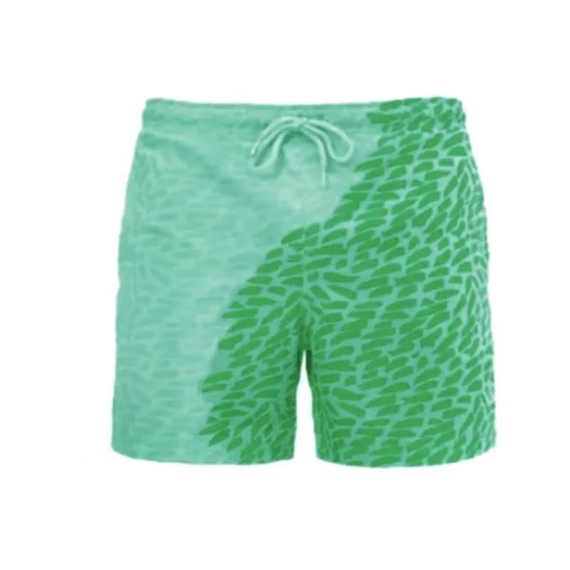 

High quality men created color-changing swim trunks swimming wear bathing short