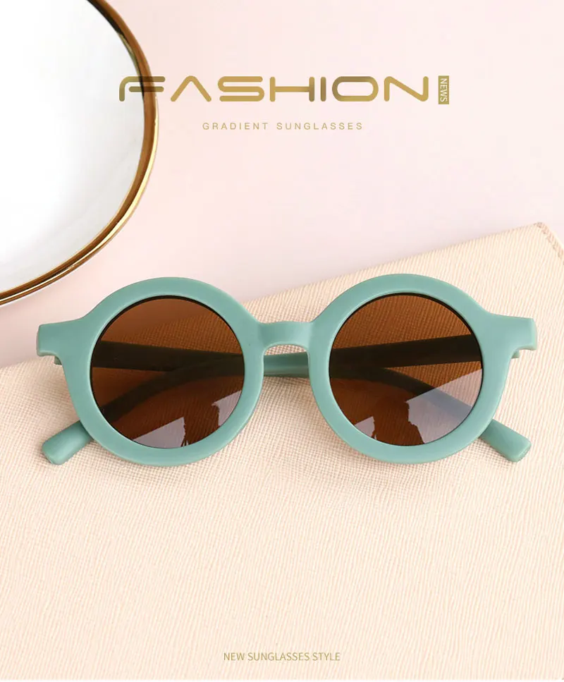

Fashion Danish Frosted UV400 Children's Trendy Glasses Sunglasses for Kids, Choose