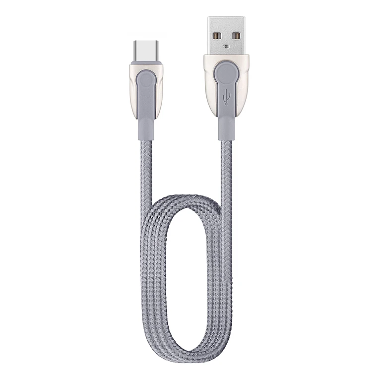 
Repairable usb charger cable new design Zinc Alloy data cable with 1m 1.5m 2m 3m braided Material cable 