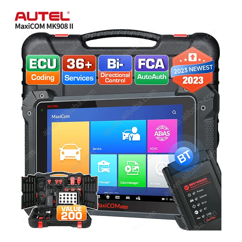 

Autel MaxiCOM MK908 Bi-Directional Scan Tool Car Diagnostic J2534 Programming Tool Upgrade of MK908P PRO II MS908S