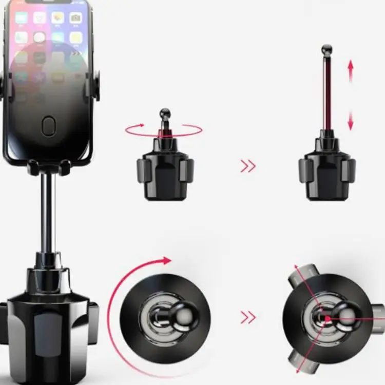 

Car mount holder telescopic HOPma car mobile mount, Black