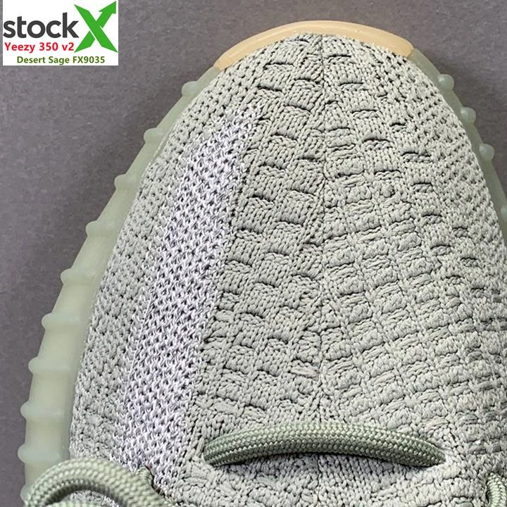 

first grade original quality yezi 350 v2 desert sage yeeze FX9035 casual trendy shoes with size US4-US14