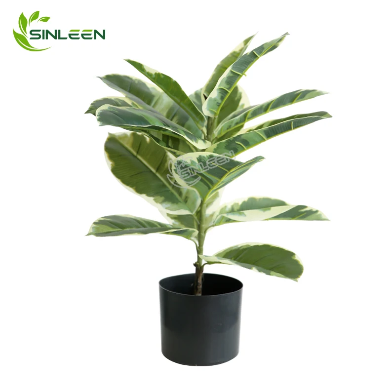 

High Quality Made In China Factory outlet Artificial Ficus Elastica Tree, Green