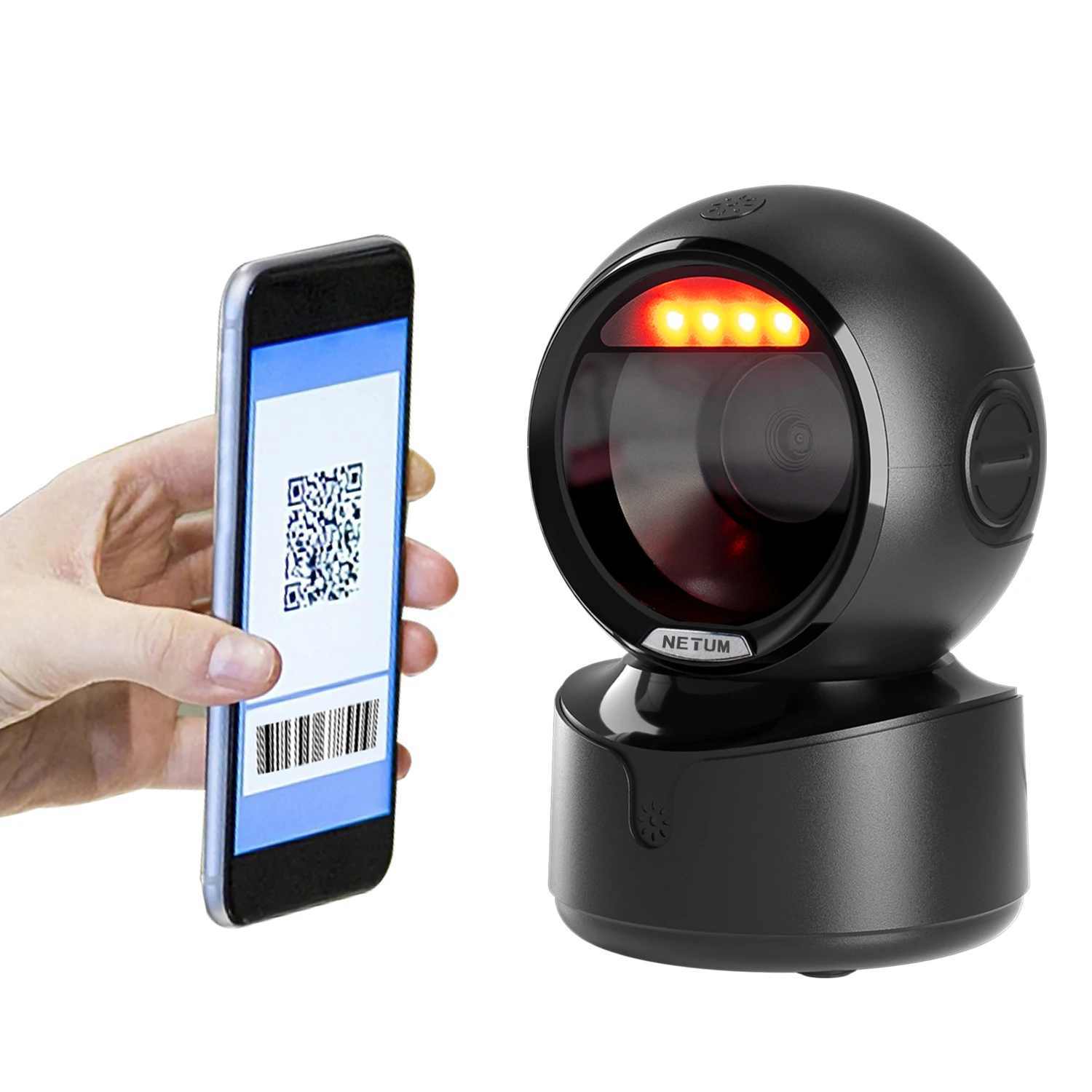 alipay payment flatbed barcode reader wired usb 2d desktop qr bar code scanner computer scanners for supermarket pos systems