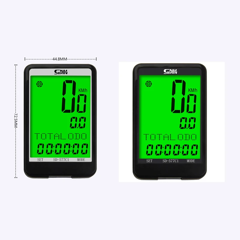 
SD-577C1 2019 New Large Screen Wire-controlled Wireless Bicycle Computer 