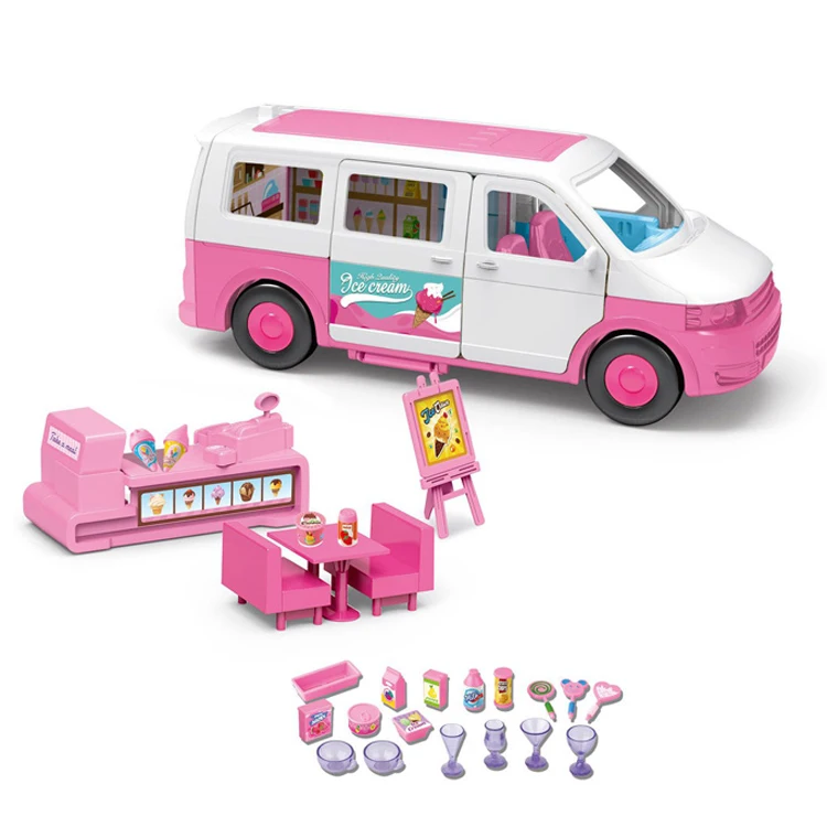 pink ice cream truck toy