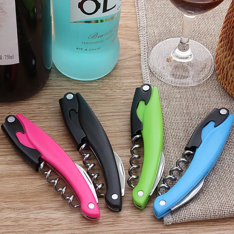 

Colorful Multifunction Wine Opener Corkscrew Stainless steel, Black/green/red/blue