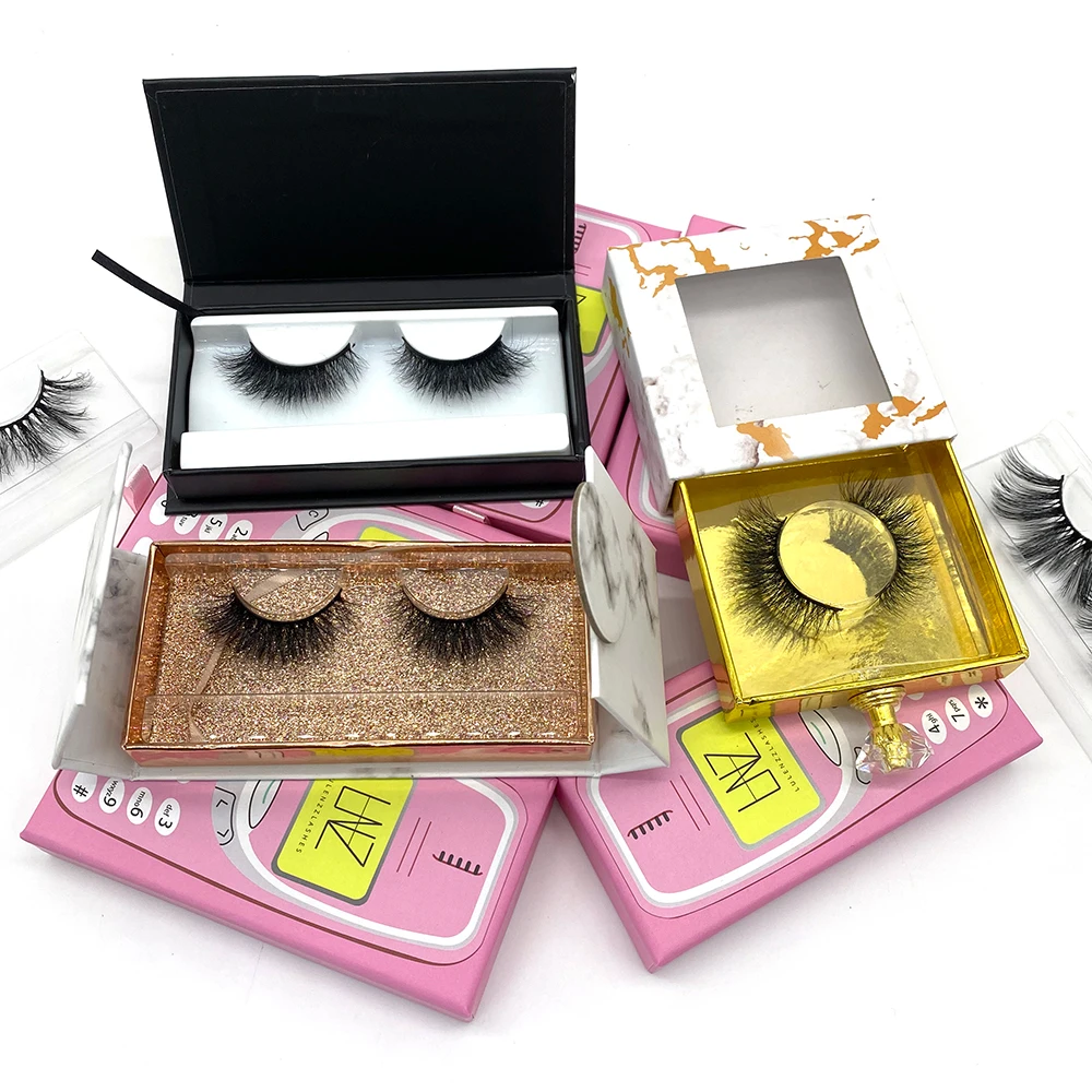 

Wholesale 25MM 20MM Lash Visofree Bulk Premium Faux Mink Eyelashes Natural Synthetic Costumize Lashes