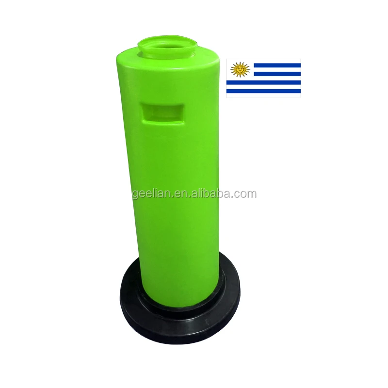 

Uruguay market Length 1100mm Diameter 580mm water filled crowd control plastic traffic barrel drum, White,red,yellow,green,blue