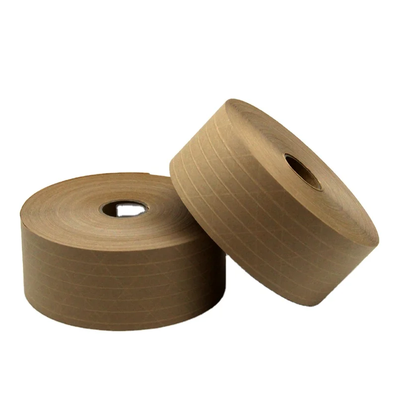 

Eco Friendly Biodegradable reinforced kraft paper Tape for packing