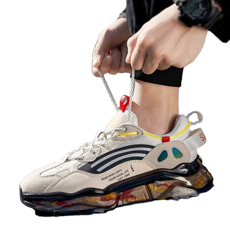 

Hot selling new fashion soft breathable mesh men casual sports shoes zapatillas hombre
