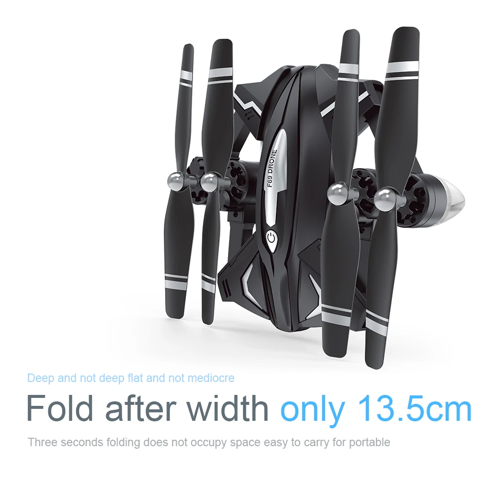 

F69 drone Foldable RC 4K Wide Angle FPV Drones with camera HD Mini Helicopter Aircraft drone f69