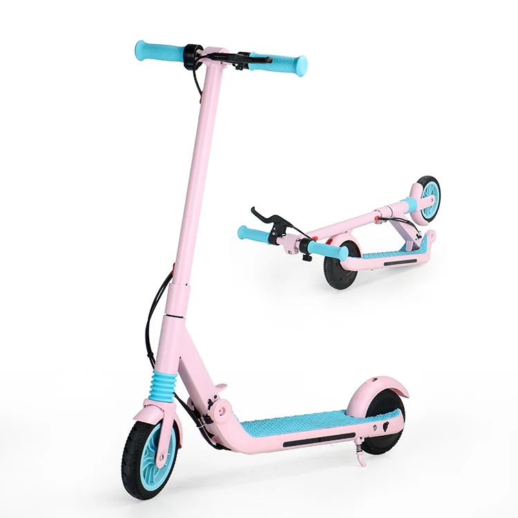 

Best Push Kids Two Wheels And For 2-16 Years Old Girls Boys With Kids Electric Scooter, Pink&blue or customization