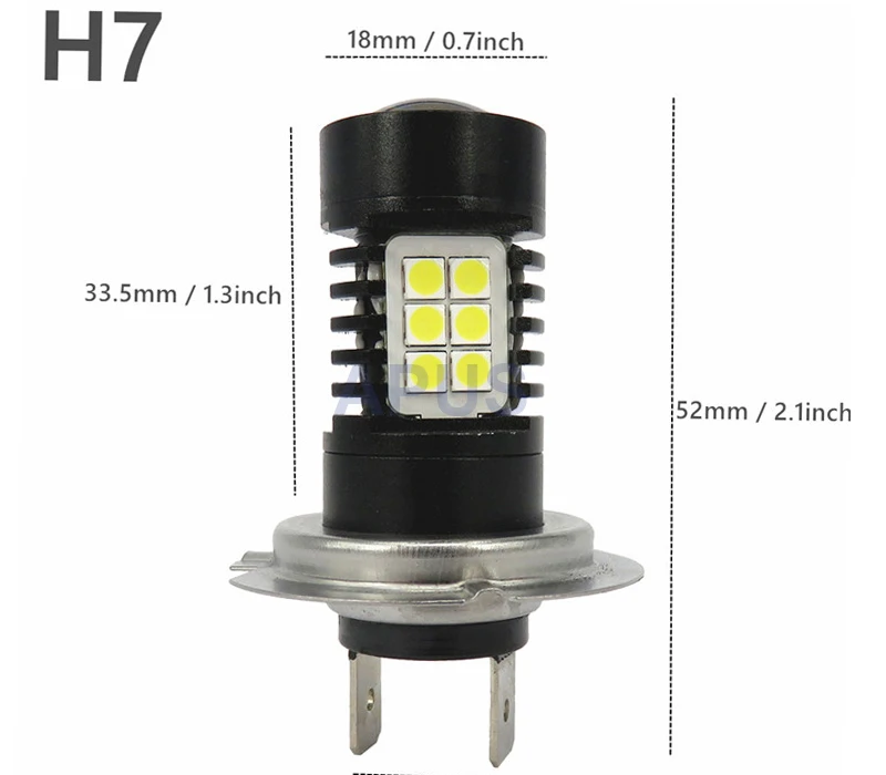 High quality Taiwan Epistar 3030SMD led h7 bulb