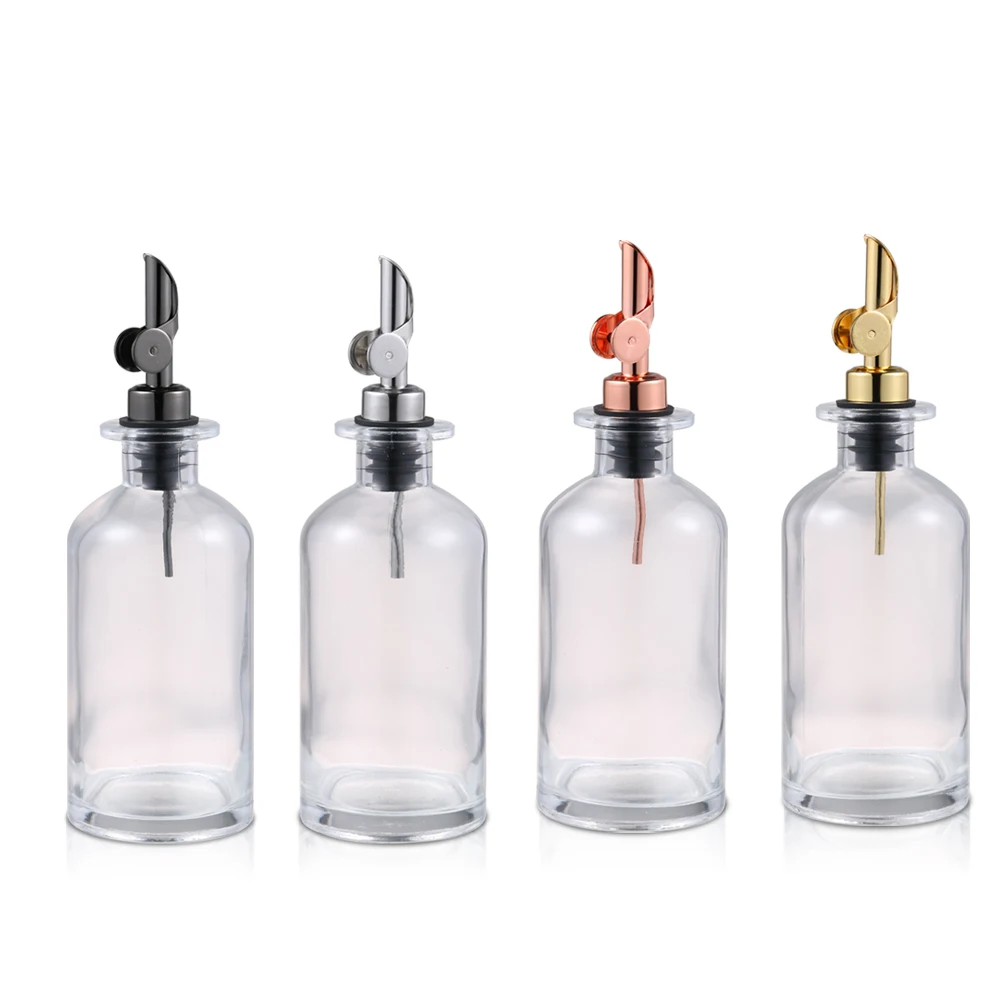 Price Stainless Steel Glass Cooking Oil Pump Dispenser Bottle Vinegar Kitchen Glass Olive Oil Sprayer Bottle for Kitchen