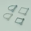 Safety zinc coated OEM style round linch wire lock pin snapper D ring pin