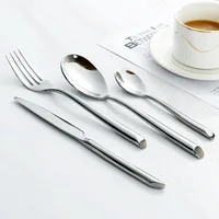 

High quality flatware reusable Dessert Cutlery black gold mini spoons stainless steel for gift