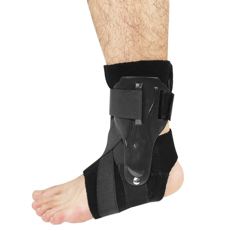 

Ankle Support Brace Elastic Compression Sleeve Sport Relief Pain Foot Stabilizer Foot Guard sports ankle brace, Black