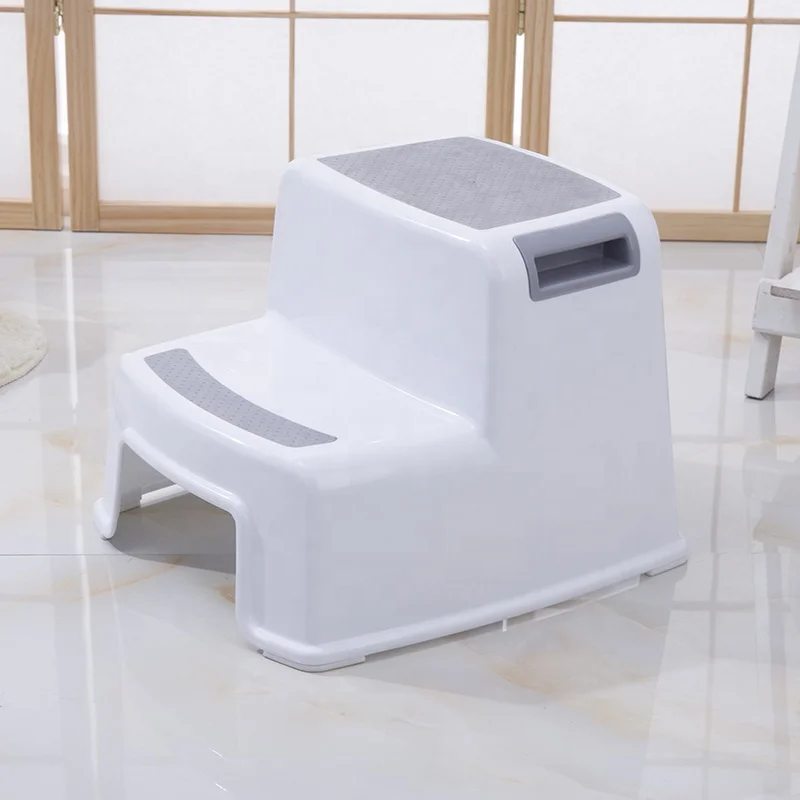 
Plastic Portable Baby 2 Step Stool for Potty Kids Footstool 