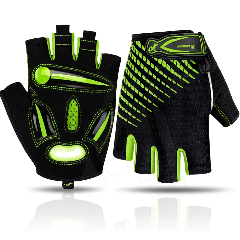 

RTS Custom Cycling Gloves Half Finger Bicycle Gel Padded Cycling Gloves