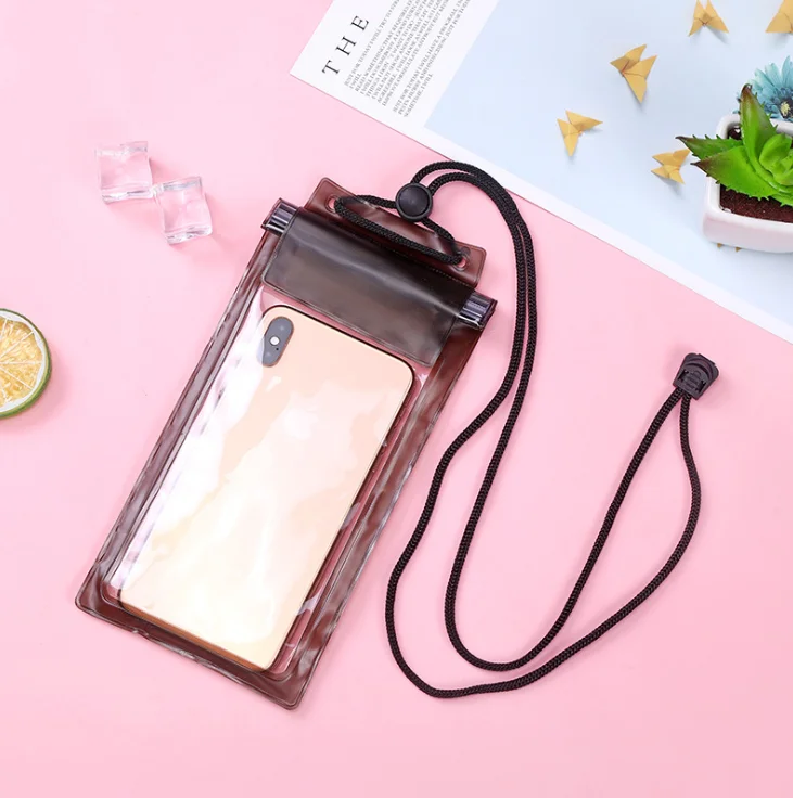 

Hot Selling Clear Color Waterproof PVC Mobile Phone Bag waterproof mobile phone bag
