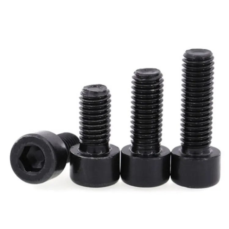 
Types of nuts bolts black 12.9 cup head stainless steel hex bolt for heavy industry 