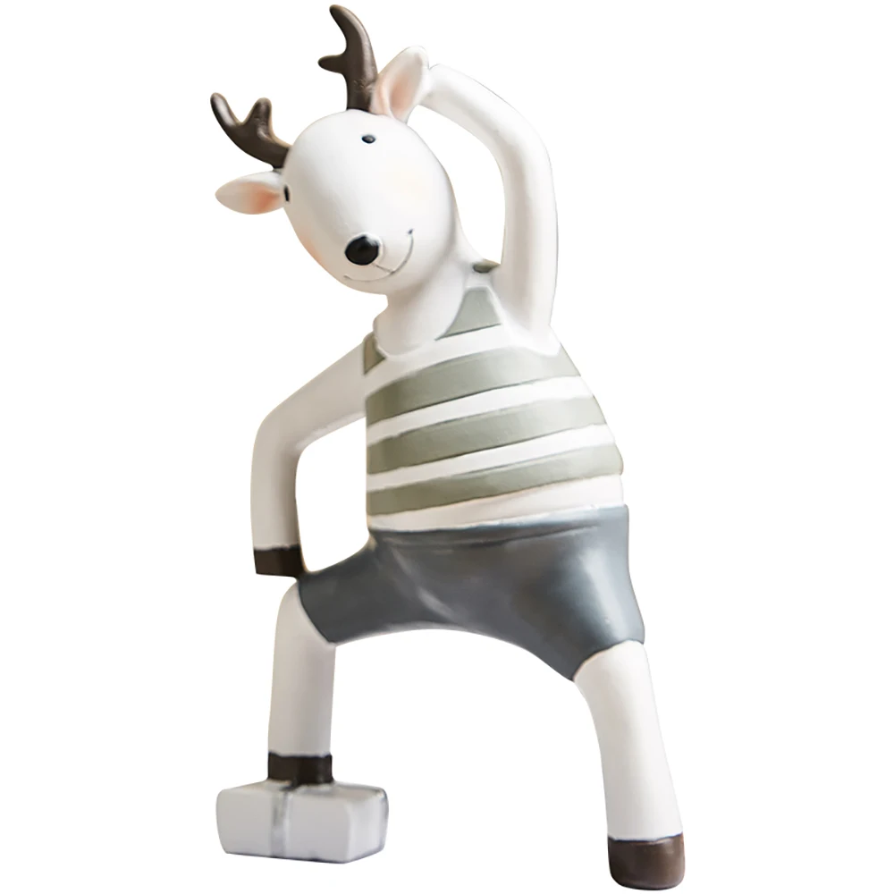 

Yoga Cute Deer Desk Accessory Toy Gift for Children Home Decoration Kids Room Decor Home Decoration Accessories Christmas Gift