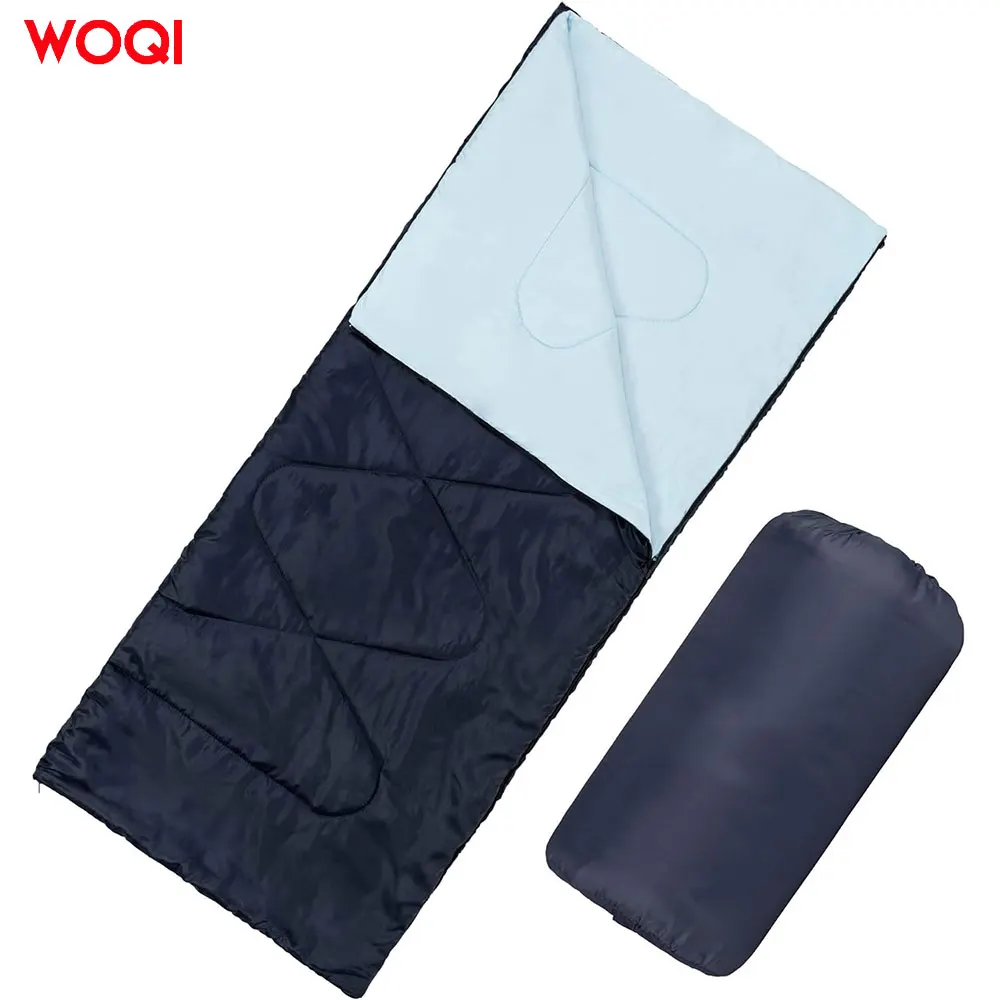 WOQI Comfortable and Lightweight Colorful Sleeping Bag for Children Perfect for Camping Traveling and Overnight