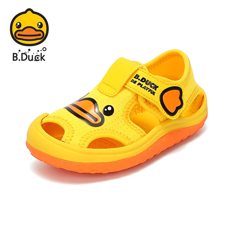

New Arrival B.DUCK Anti Slip High Quality Children's Sandals Lightweight Baby Sandals with Cartoon Pattern, Green,yellow,pink