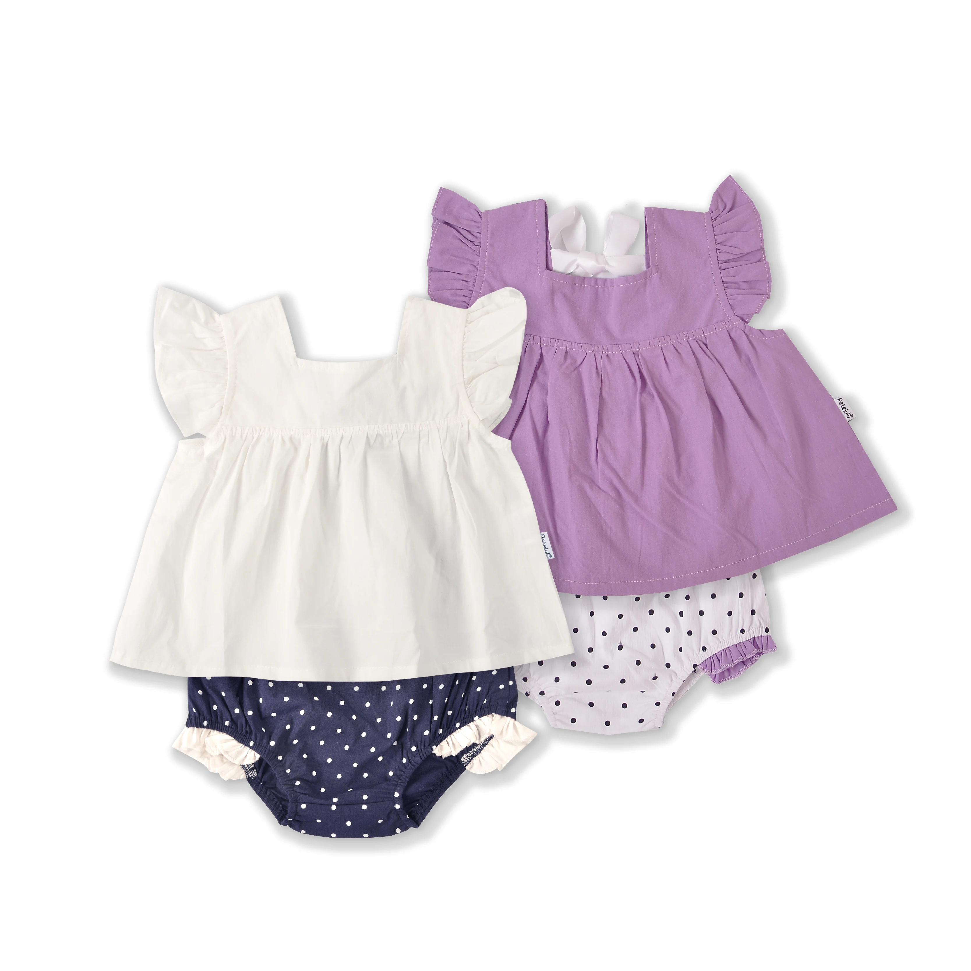 

Chiffon Summer Flower Girls 2pcs set Baby Girl Dresses, Customized