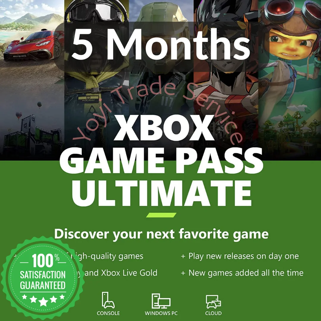 

XBox Game Pass Ultimate 5 Months PC Game Pass Ultimate 5 months (Upgrade Your Own Account)