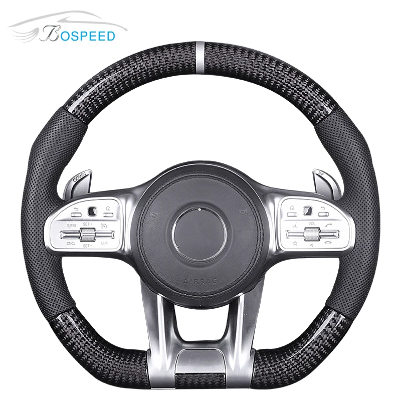 

compatible Carbon fiber steering wheel for Benz AMG C class/G class/S class/CLA