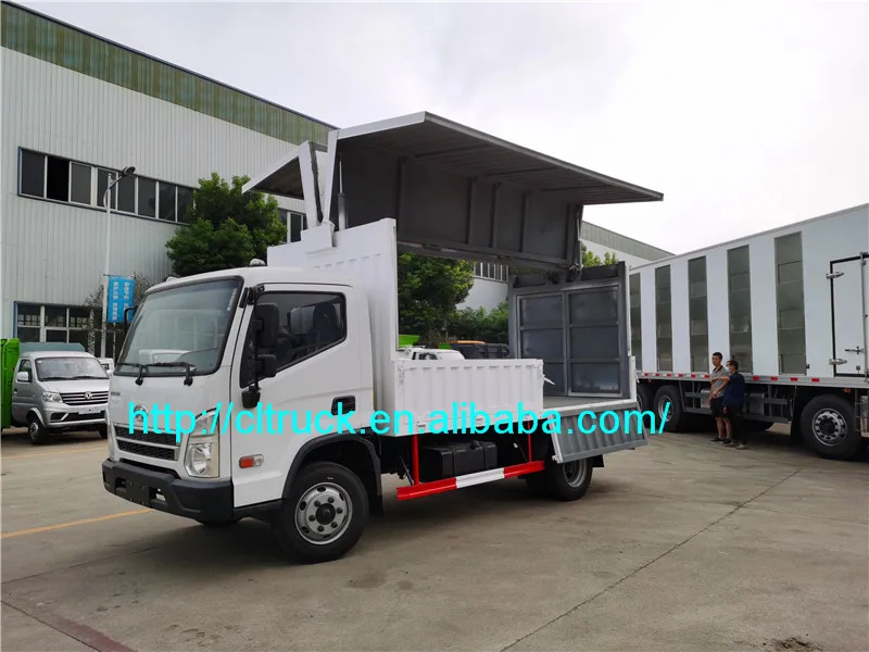 35tons 4x2 Wing Van Box Truck For Southeast Asian Countries Buy Small Cargo Truck Box Truck