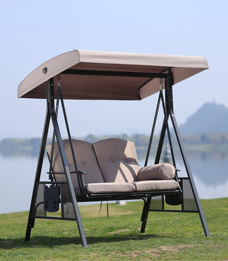 Supply High Quality Garden Swing Sets Beach Metal Patio Wrought Garden Swing Sets Beach Metal Patio