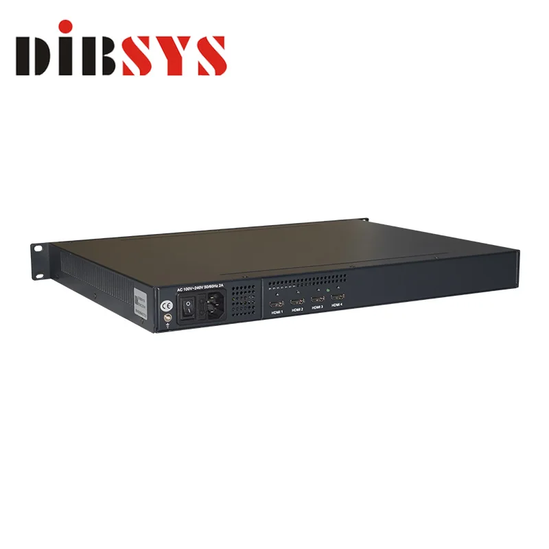 

12 channels 4K H.265 HEVC broadcasting live streaming video encoder option SDI in