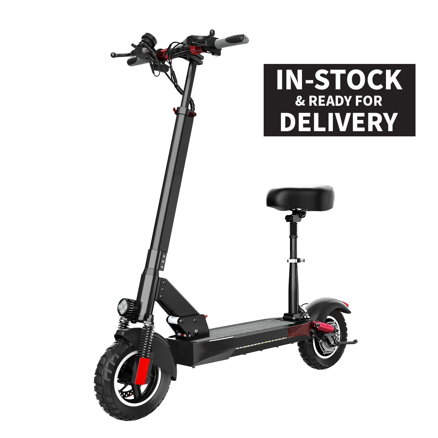 

electric scooter in stock in EU UK warehouse 800W off road 10 Inch with 48V foldable e scooter max load 150kg