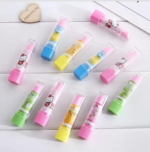 
Hotsale Stationery Novelty Cheap 3D shape Eraser,high quality rubber eraser,high quality Lipstick eraser 