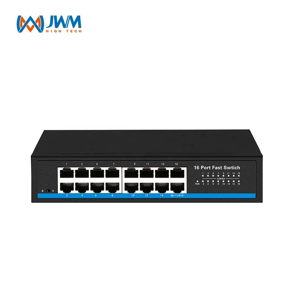 

16*10/100M 16 FE RJ45 Port unmanaged Ethernet Network Switch