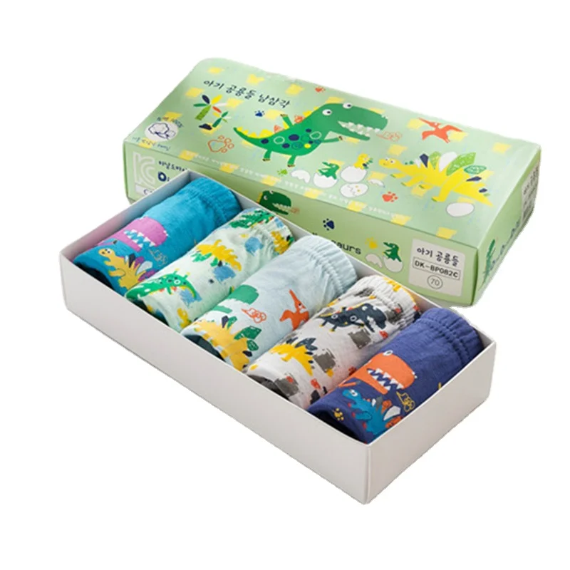 

little boys underwear cartoon dinosaur print soft kids panties