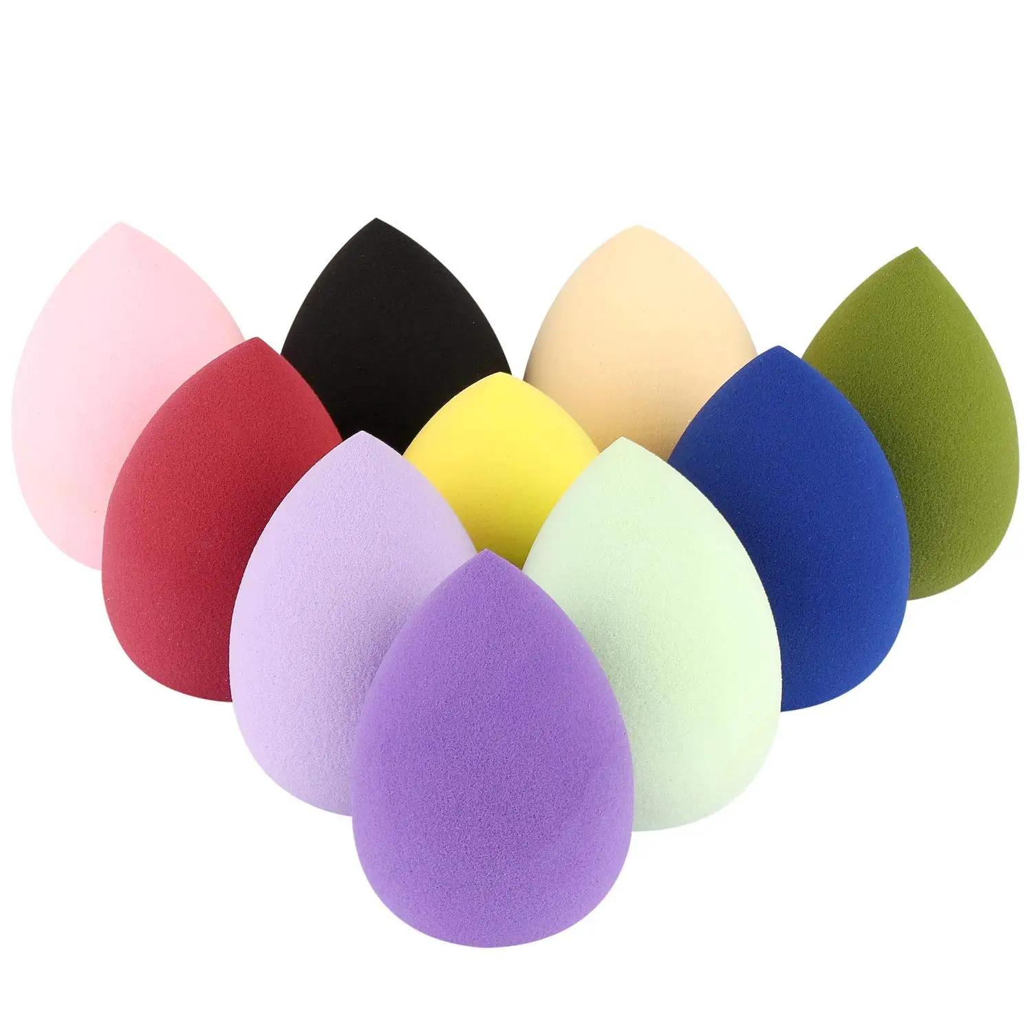 

Kingworth Cosmetic Beauty Powder Soft Egg Shaped Puff Makeup Sponge Egg, Customized color