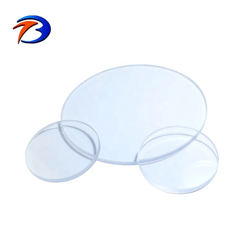 diameter 55mm fused silica quartz glass window v coating 355nm  for laser debris shields