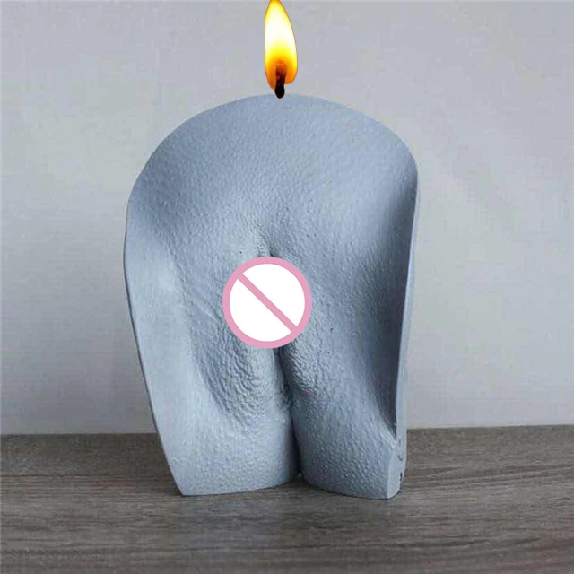 

J079 DIY Aromatherapy Plaster Crafts Mold candle body mould silicone candle mould custom candle jar mould, White