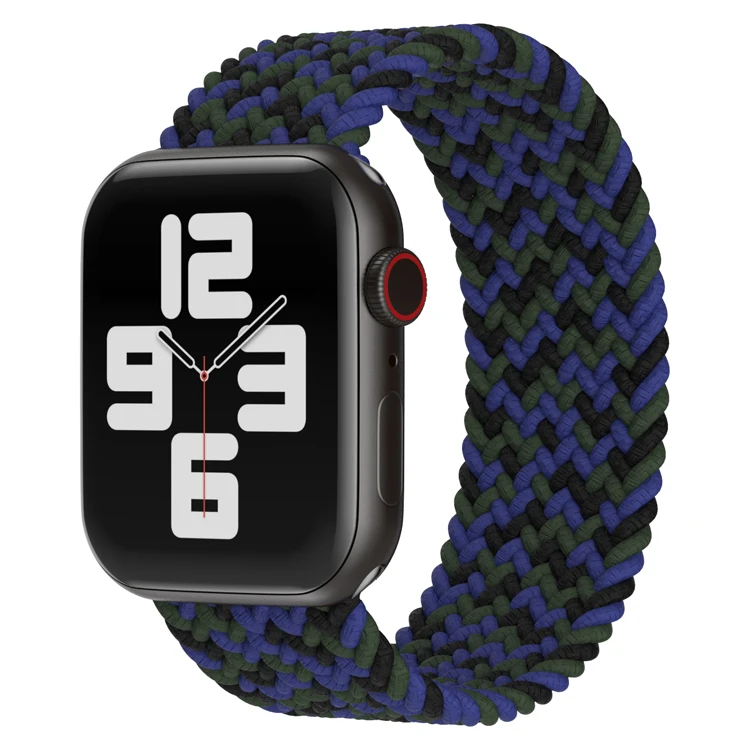 

Frabic Elastic Replacement Wristband Braided Solo Loop Strap for Apple iWatch 44mm 40mm, Optional