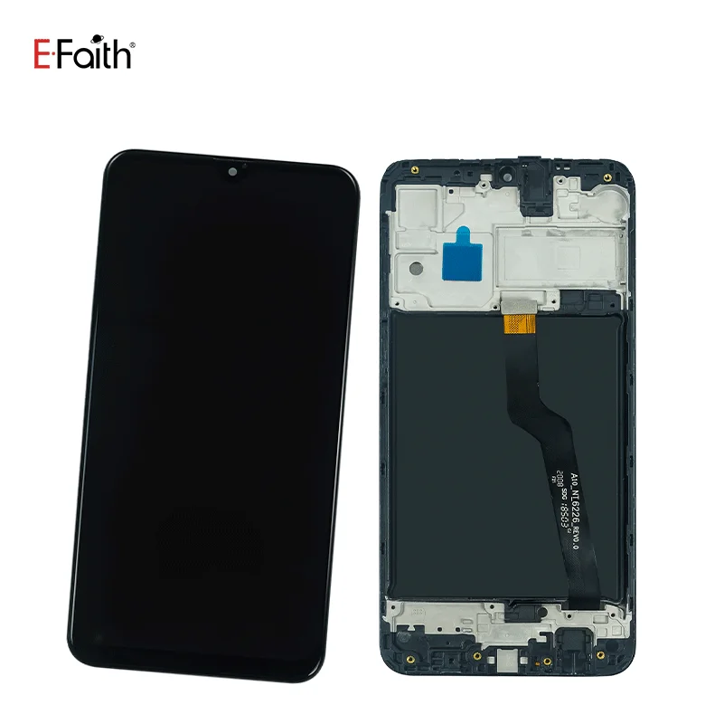 

Full New Mobile Phone Incell LCD for samsung A10 Touch Screen Digitizer Assembly Display with Frame, Black