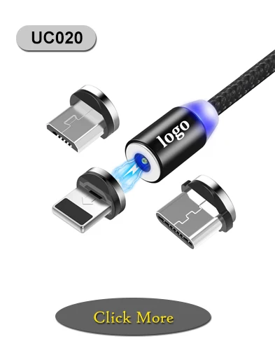 Magnetic Charging Cable 3IN1 Magnetic usb cable for iPhone, Android,Type-C Cable Shenzhen Factory