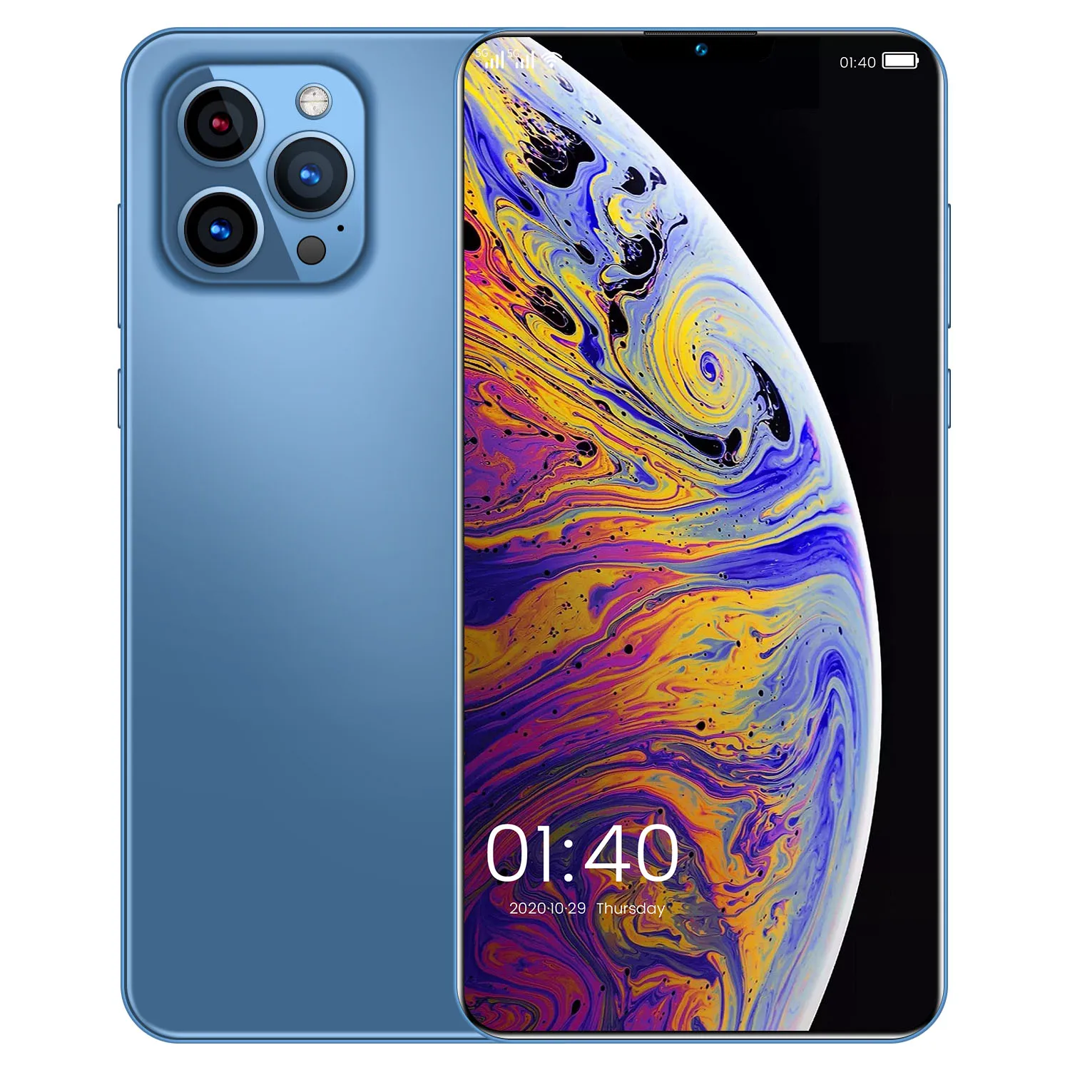 

Hot Selling Phone12 PRO MAX 512GB 6.7 Inch Full Display Android 10.0 Mobile Phone I12 PRO MAX Cell Phone Smartphone, Black, white, blue, gold